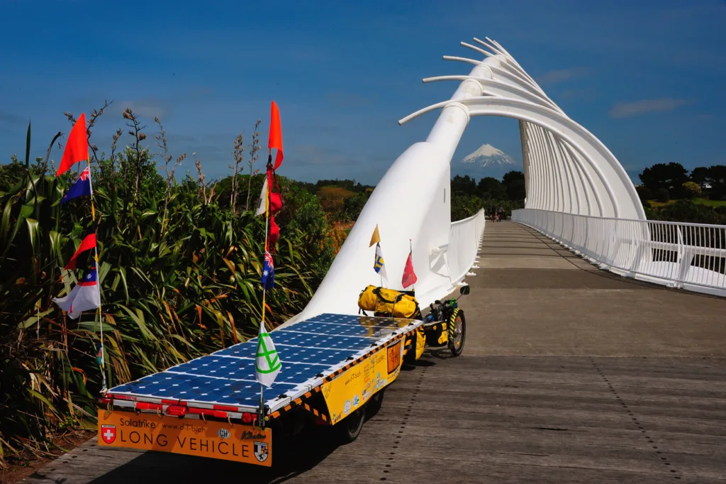 New Zealand.New Plymouth.Te Rewa rewa Bridge