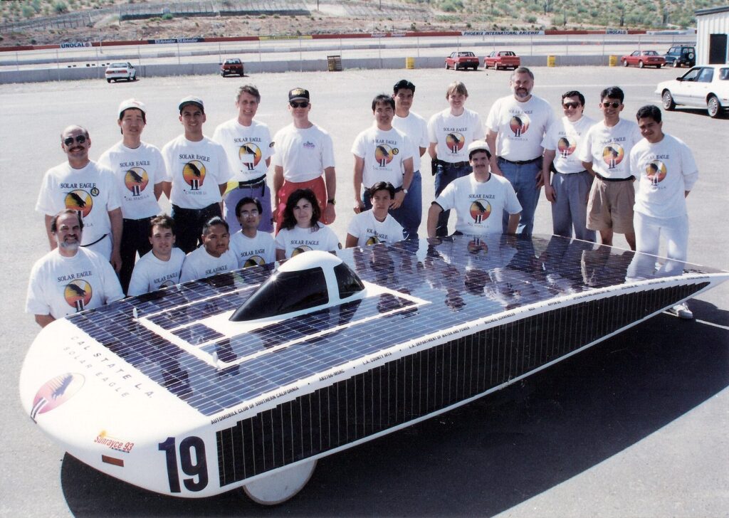 The Cal State LA team with car number 19.