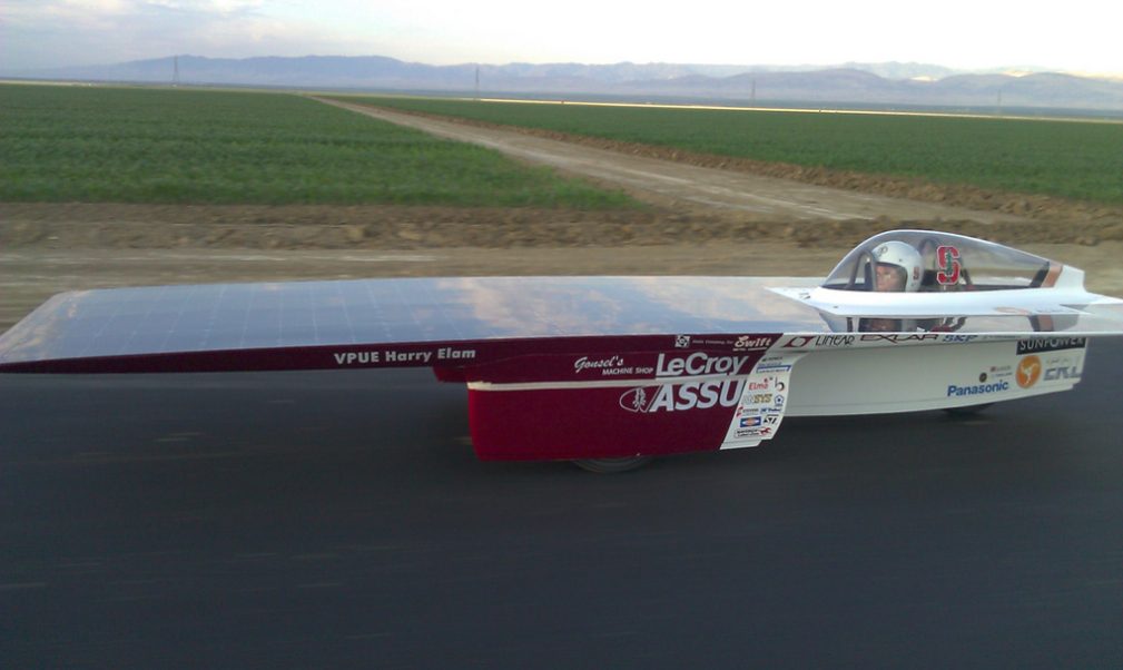 Its predecessor Xenith (2011) during test runs in California.