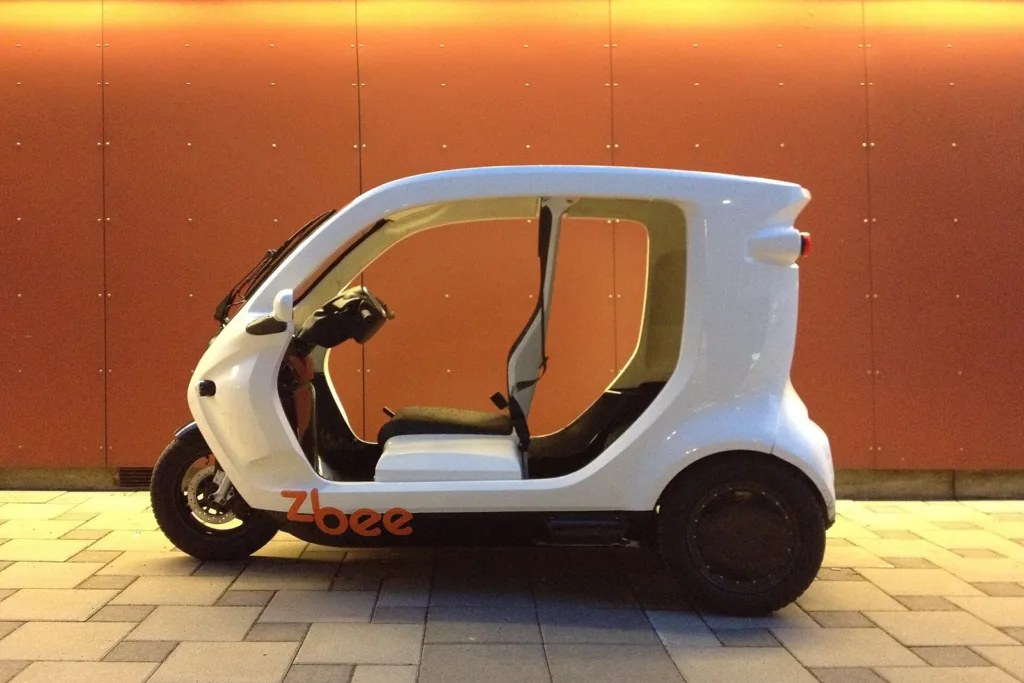 Clean Motion Zbee three-wheeler in Gothenburg
