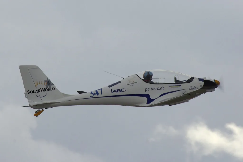 Elektra One Solar D-MELN at Schönefeld airport in 2012