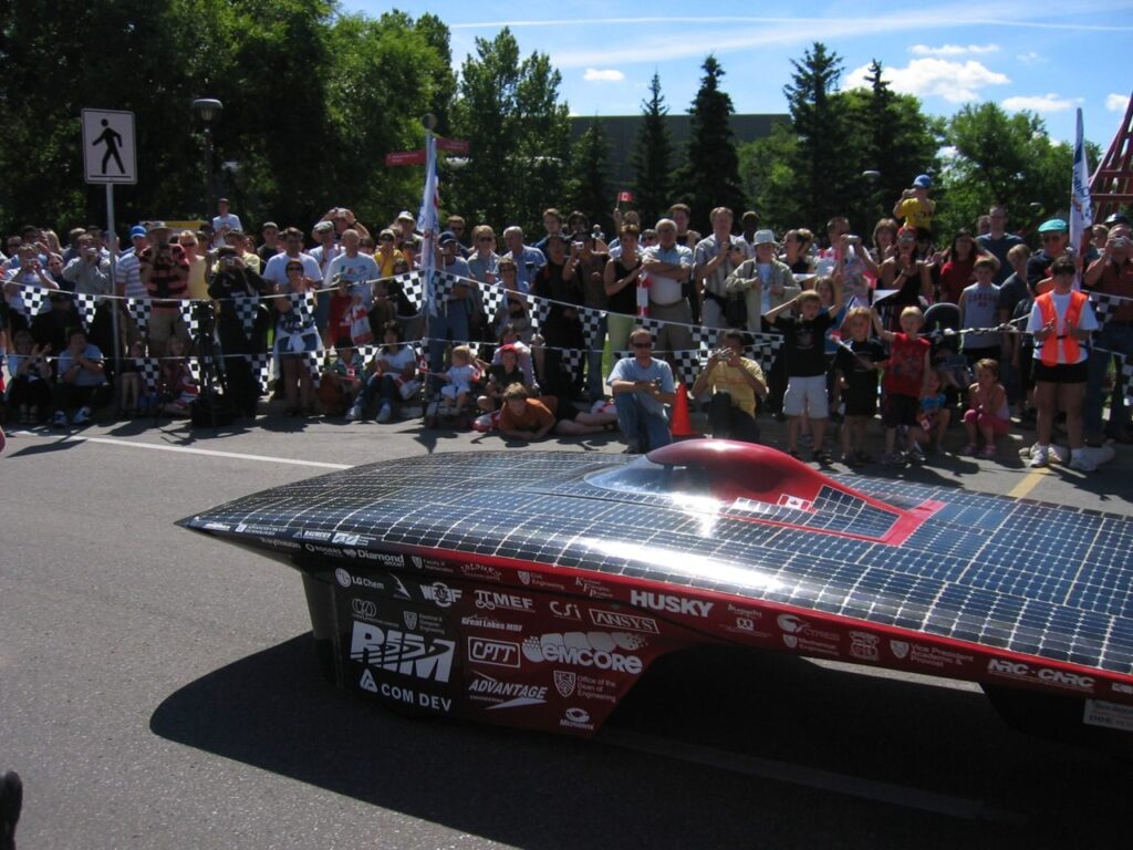 Midnight Sun VIII, the team's 2005 car.