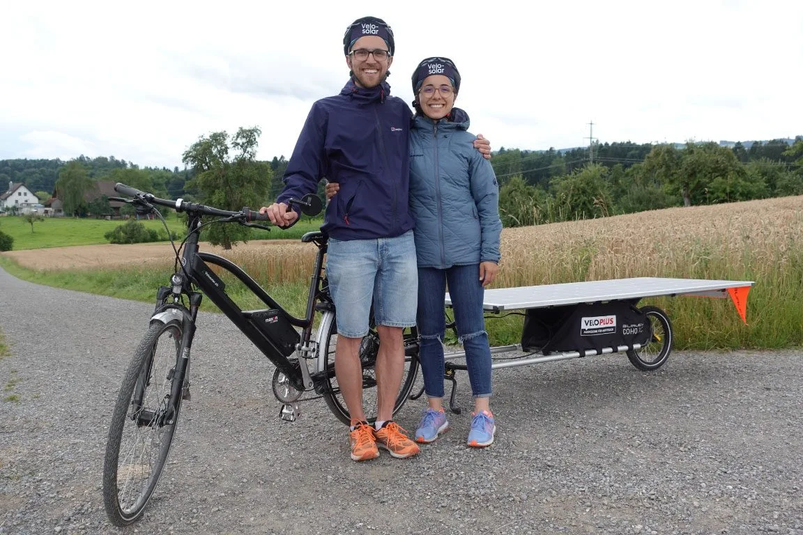 Alessandra & Pirmin – Solar Bike on The Sun Trip 2021