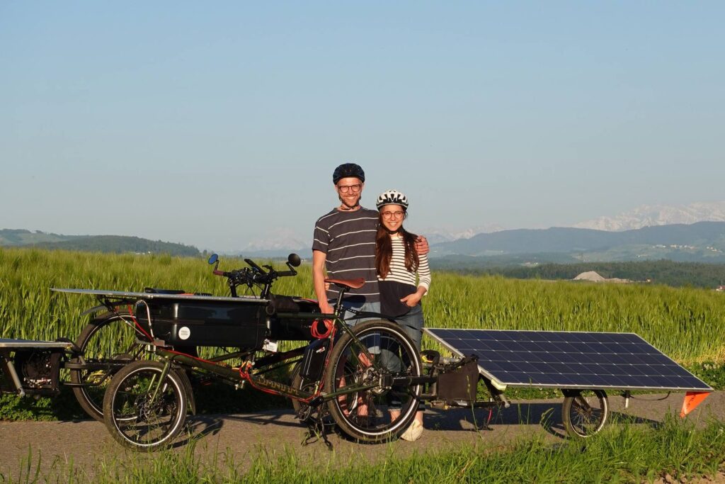 Alessandra & Pirmin – Solar Bike on The Sun Trip 2021