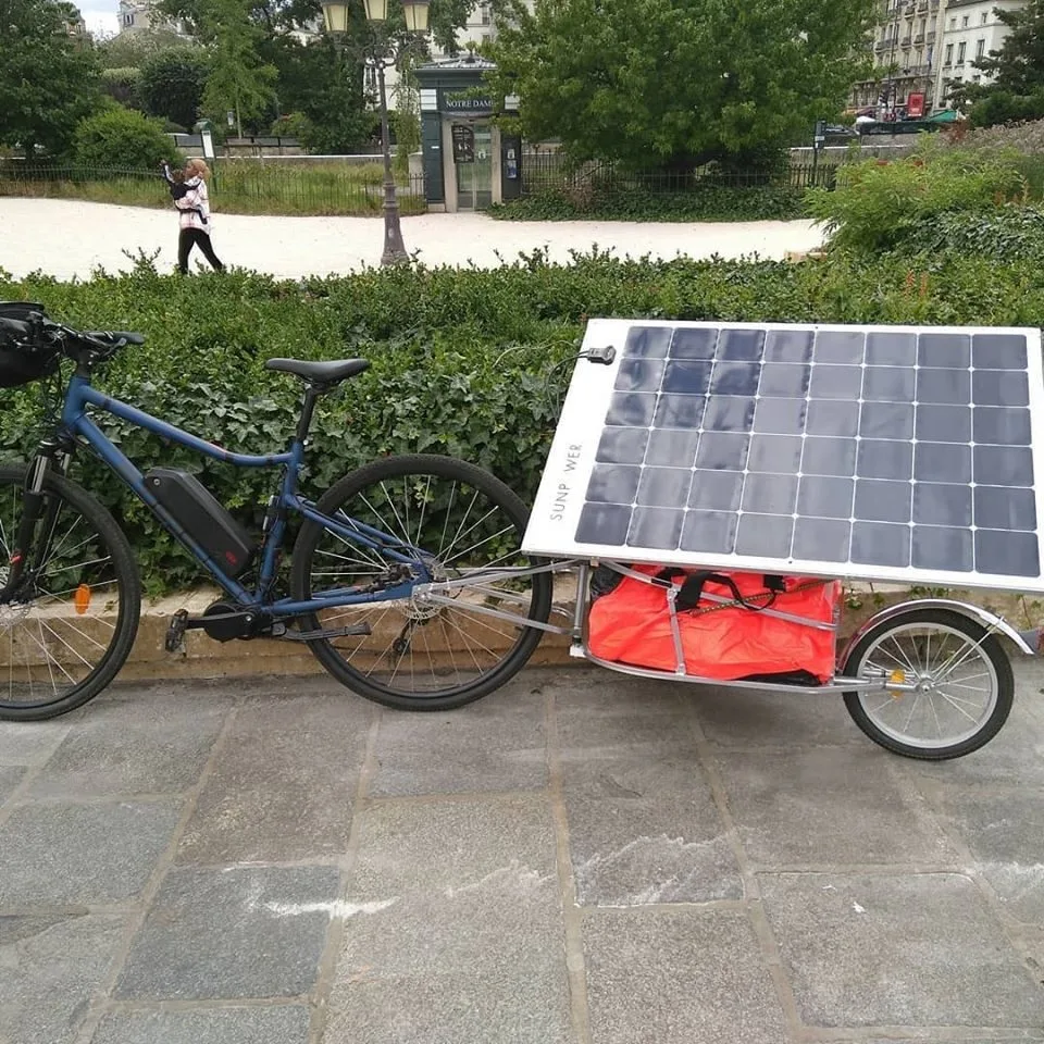 Antoine Conort – A Budget Solar Bike from Decathlon Parts