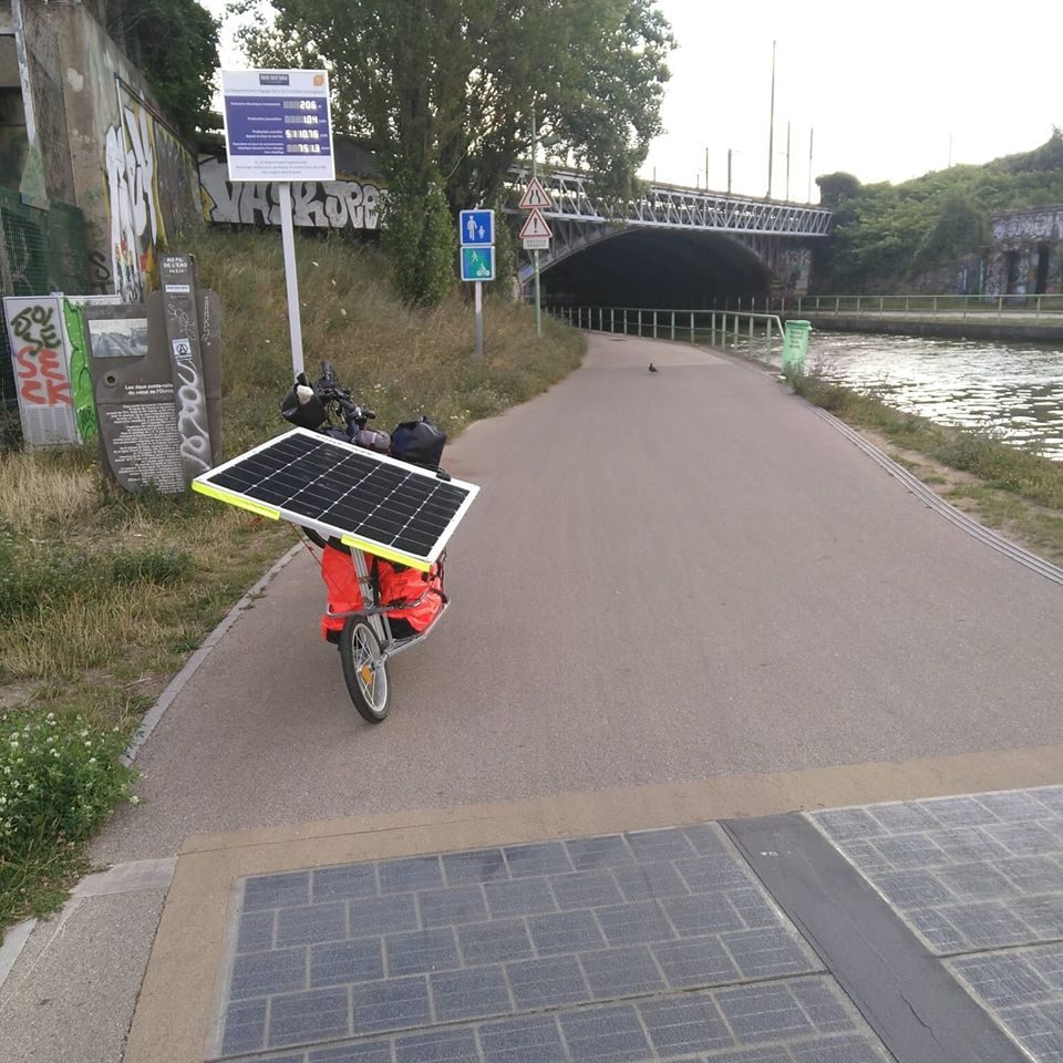 Antoine Conort – A Budget Solar Bike from Decathlon Parts