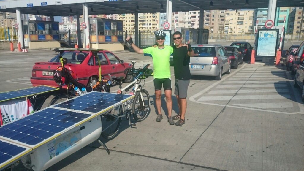 Arno Liégeon – Solar Recumbent on The Sun Trip 2015