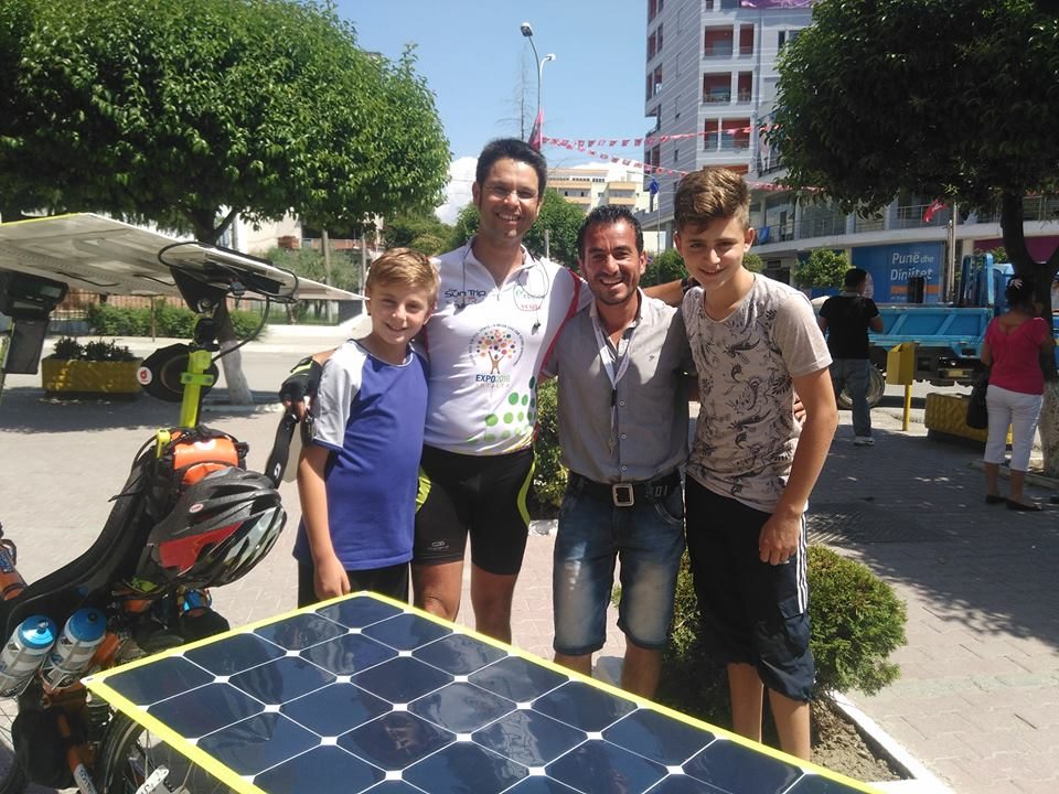 Arno Liégeon – Solar Recumbent on The Sun Trip 2015