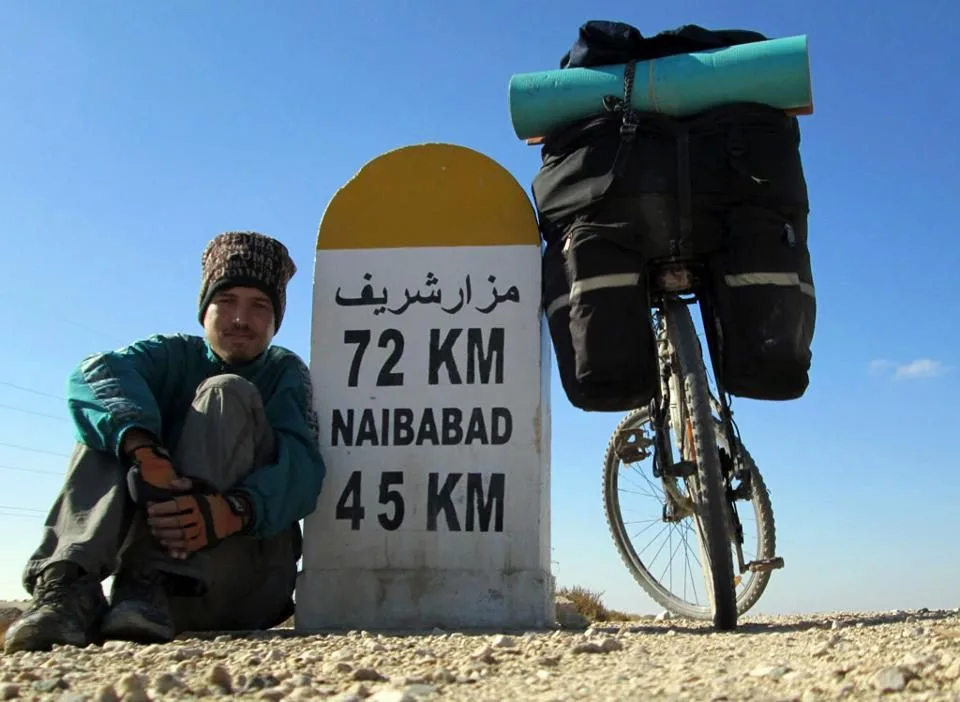 Askar Syzbayiev – Solar Bike on The Sun Trip 2013