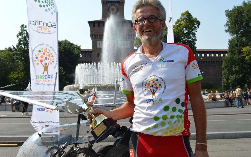 Bernard et Yann Cauquil – Solar Bike on The Sun Trip 2018