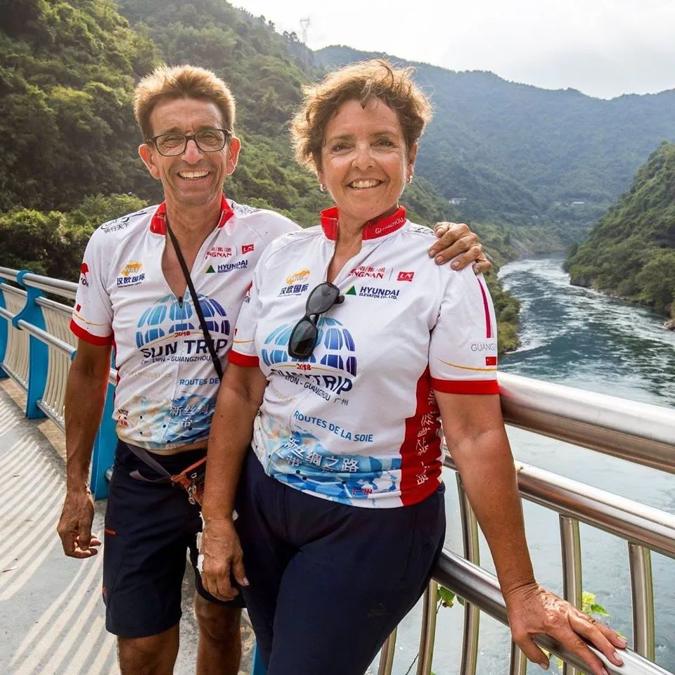 Cathy & Didier Pozzobon – Solar Bike on The Sun Trip 2018