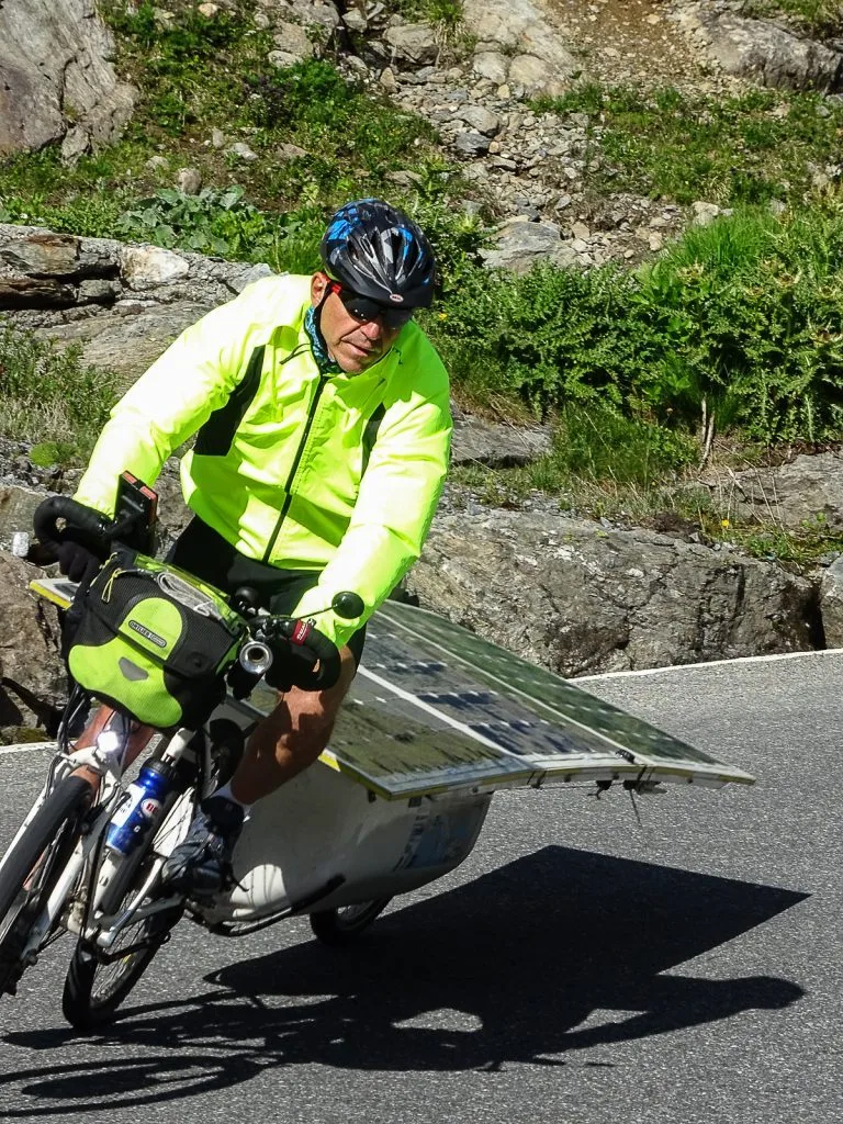 Christophe Bioud – Solar Bike on The Sun Trip 2020