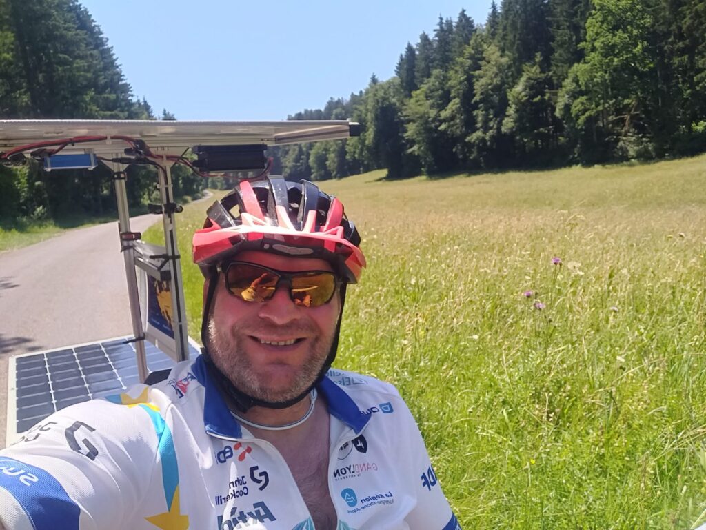 Didier Cornamusaz – Solar Trike on The Sun Trip 2026