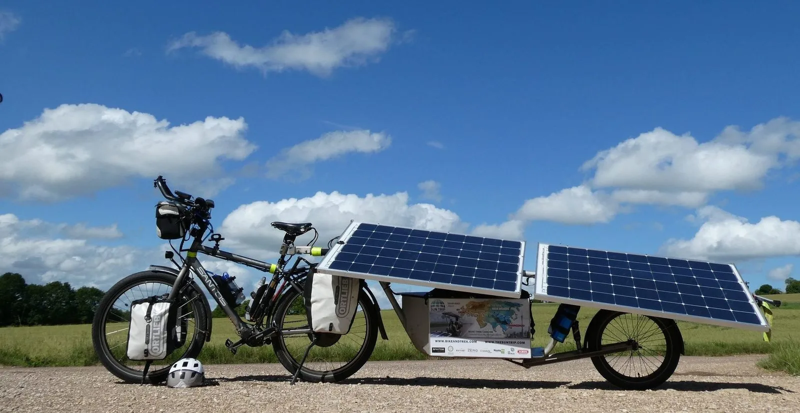 Dirk Huyghe – Four Big Sun Trips on a Santos Travel Bike