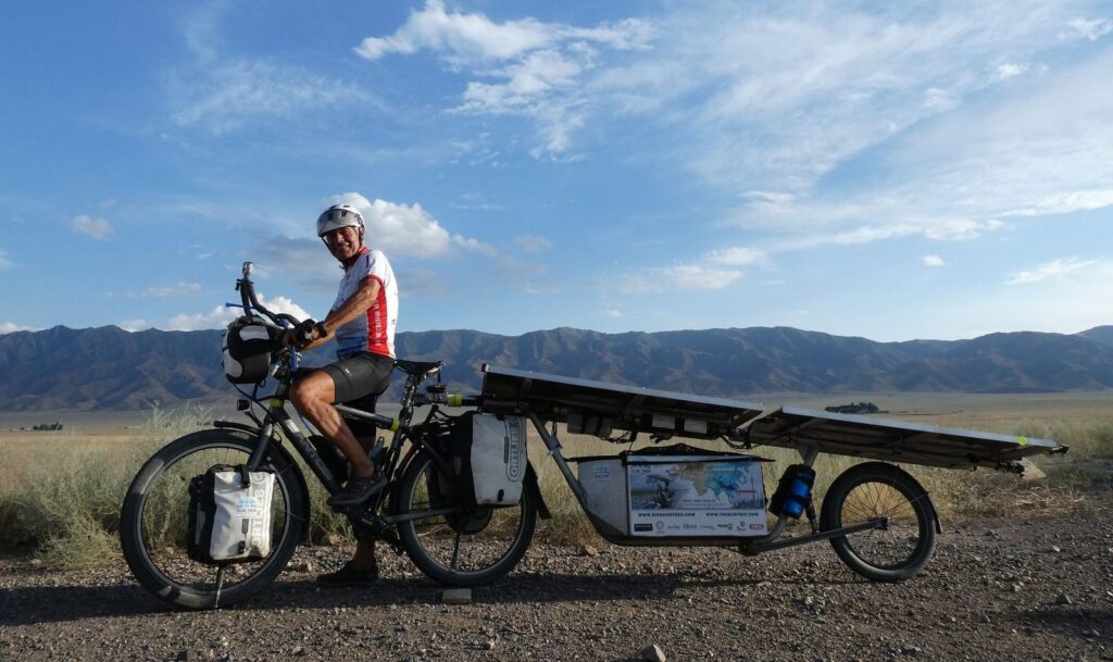 Dirk Huyghe – Four Big Sun Trips on a Santos Travel Bike