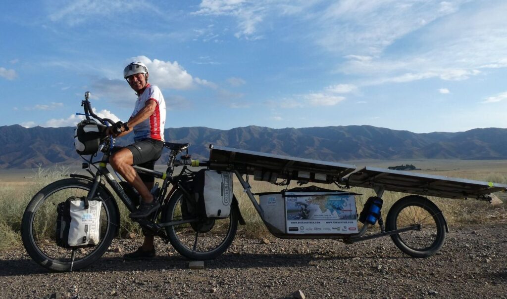 Dirk Huyghe – Four Big Sun Trips on a Santos Travel Bike
