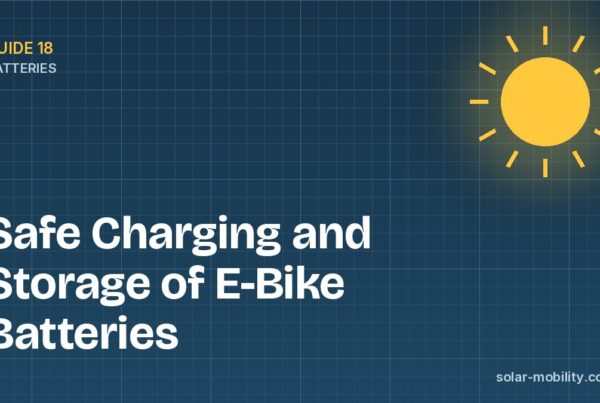 Safe Charging and Storage of E-Bike Batteries