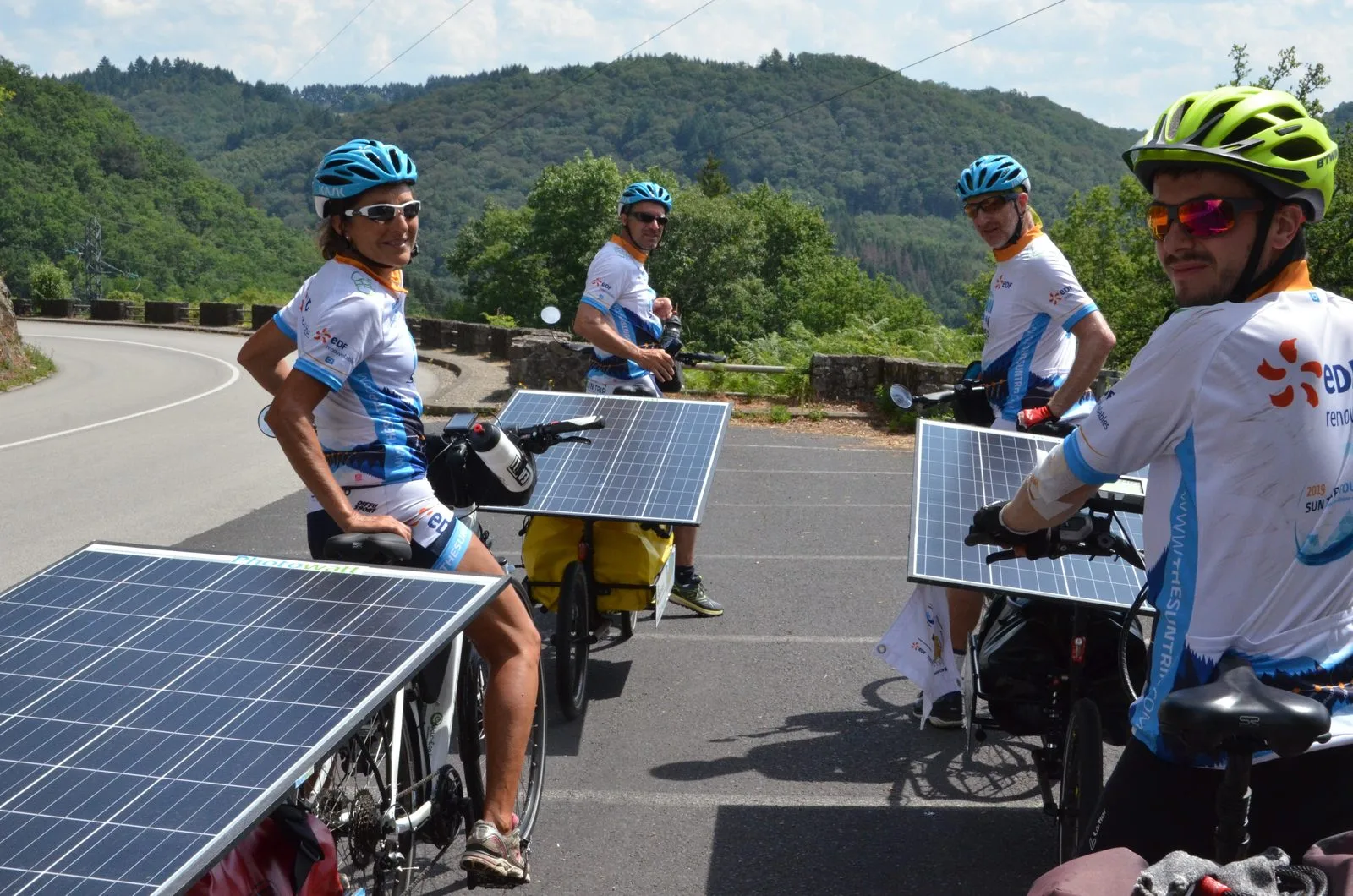 EDF Team 1 – Solar Bike on The Sun Trip 2019