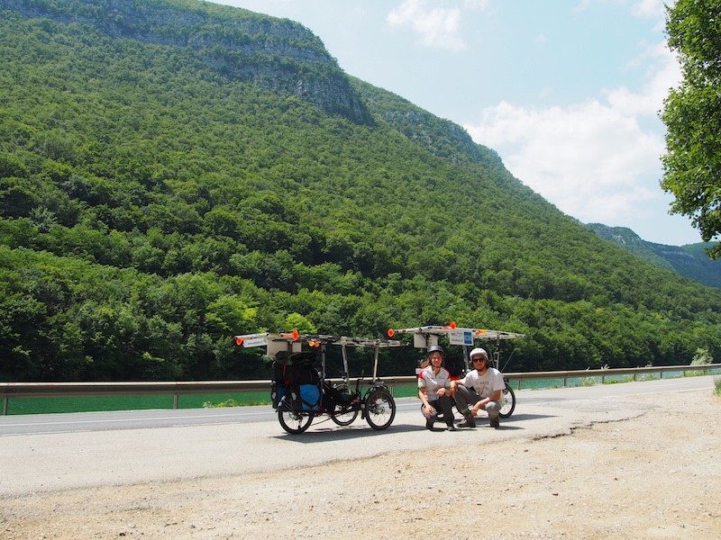 Elise et Denis – Solar Trike on The Sun Trip 2015