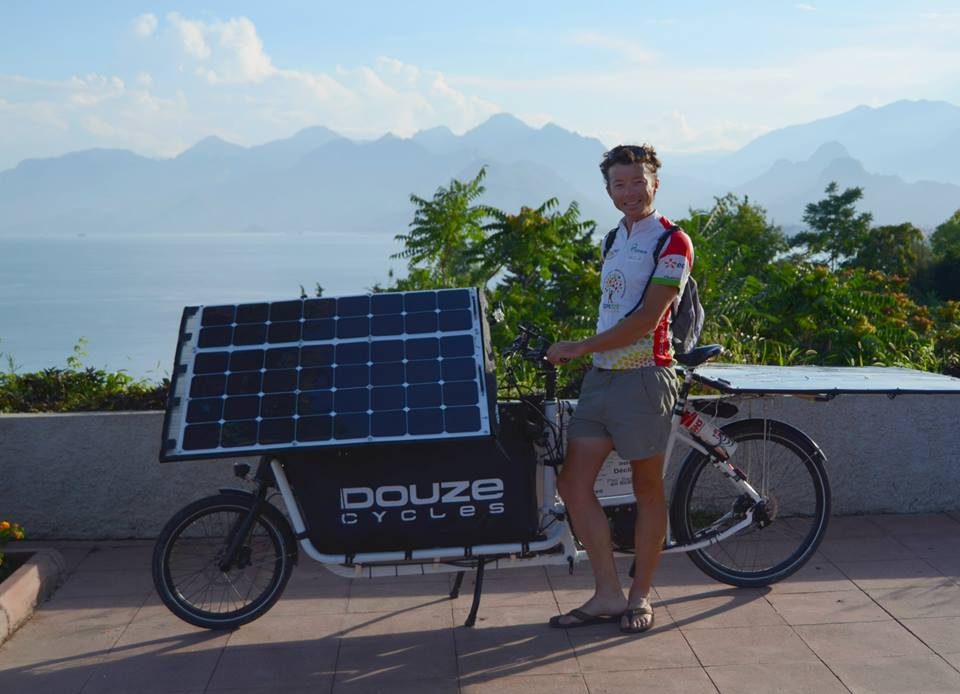 Eric Morel – Solar Bike on The Sun Trip 2018