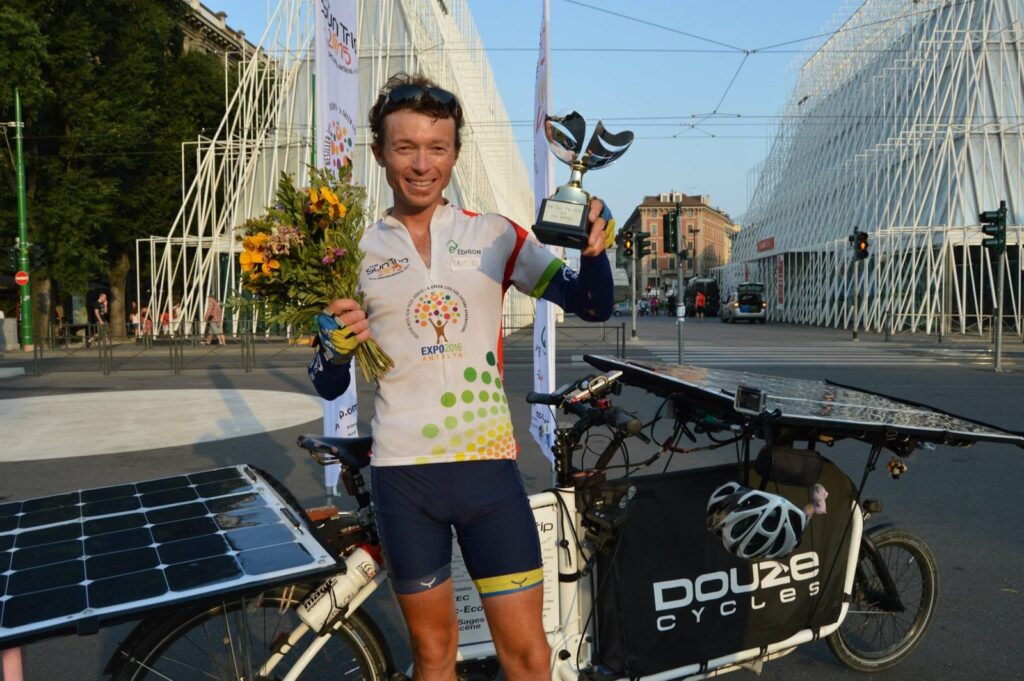 Eric Morel – Solar Bike on The Sun Trip 2018