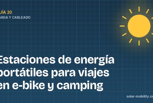 Estaciones de energía portátiles para viajes en e-bike y camping