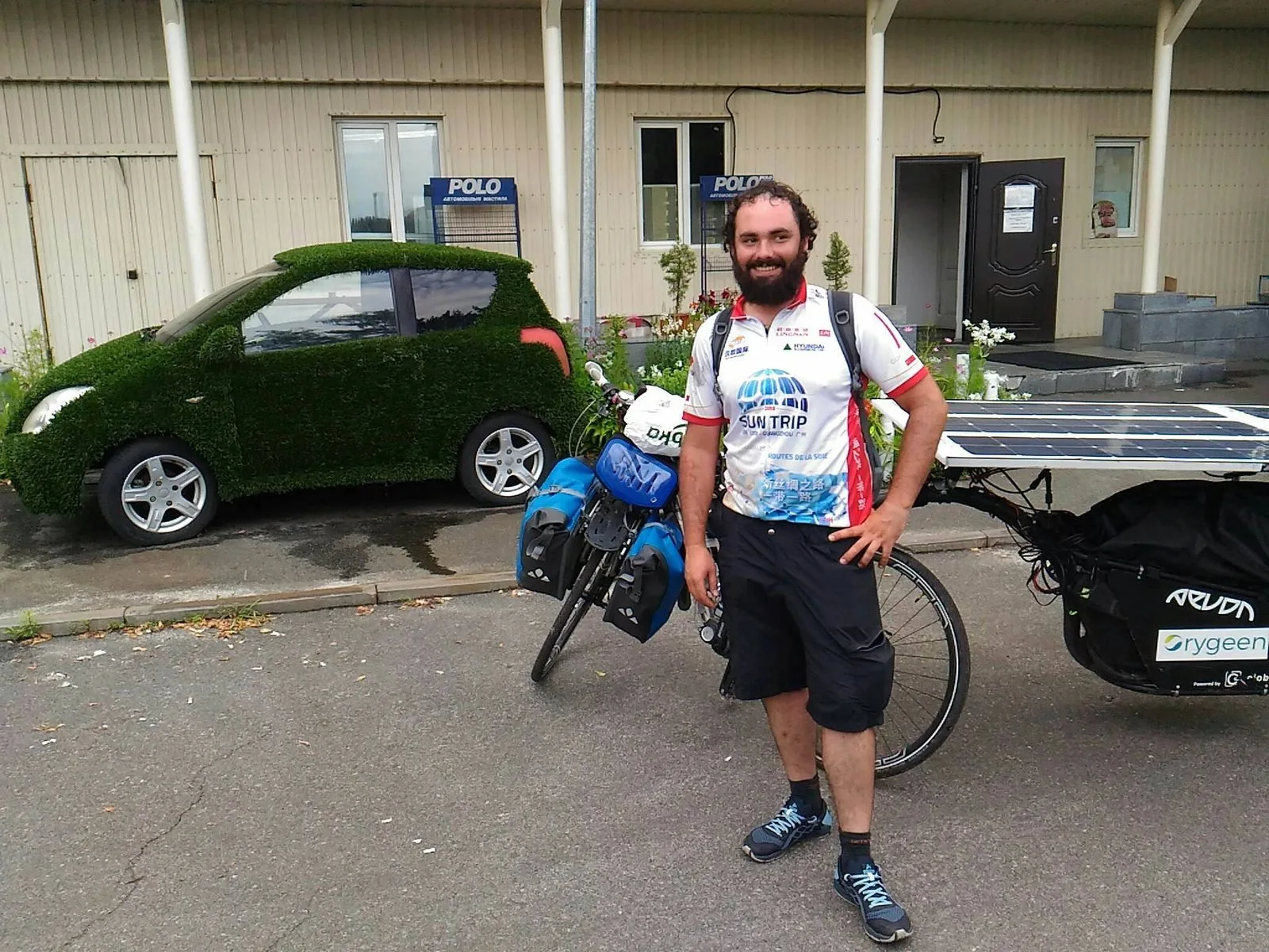 Eymeric Thuliez – Solar Bike on The Sun Trip 2018