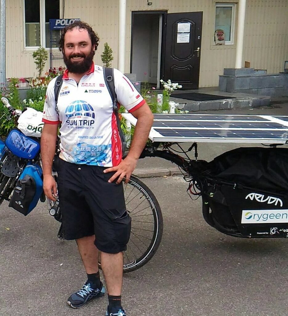 Eymeric Thuliez – Solar Bike on The Sun Trip 2018