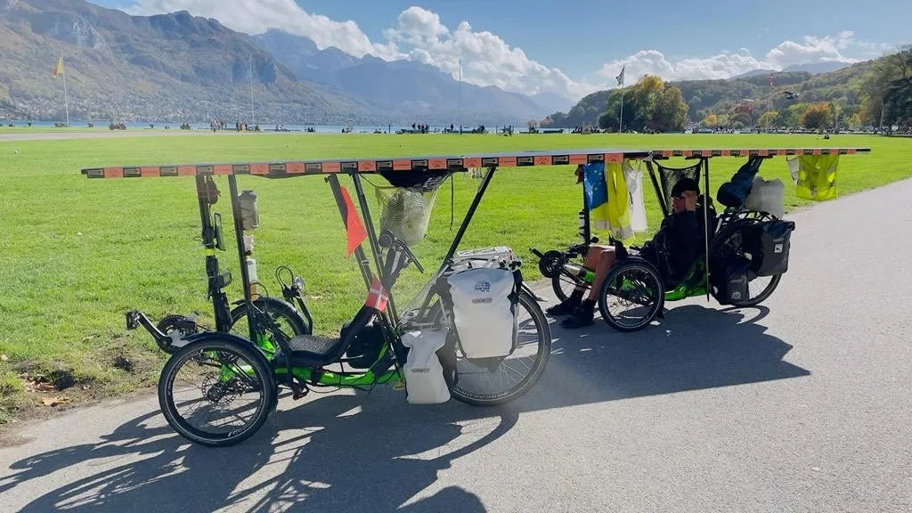 France & Bruno – Solar Bike on The Sun Trip 2023