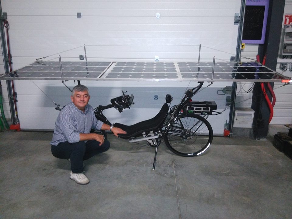 Francis Cottard – Solar Bike on The Sun Trip 2019