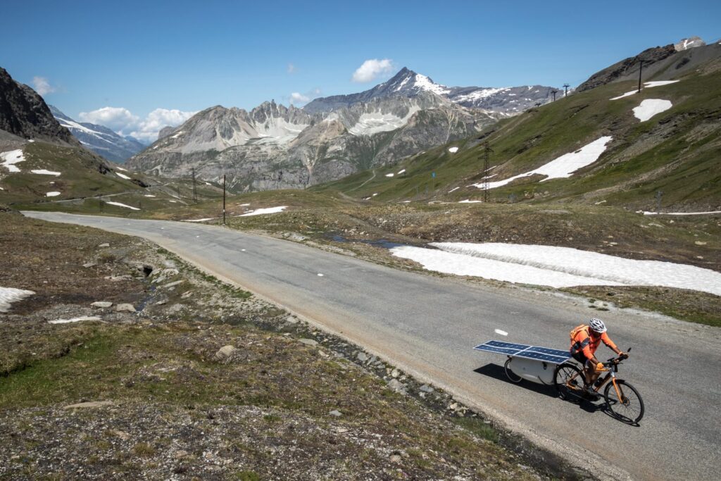 Francis Cottard – Solar Bike on The Sun Trip 2019