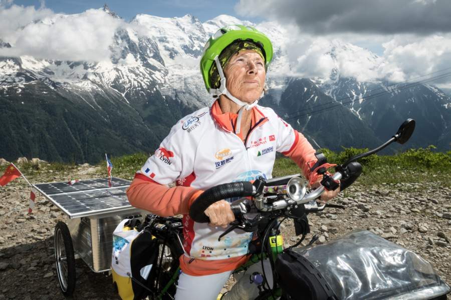 Françoise Denel – Solar Bike on The Sun Trip 2018