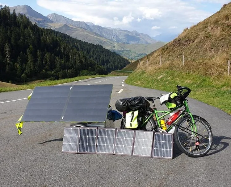 Françoise Denel – Solar Bike on The Sun Trip 2018