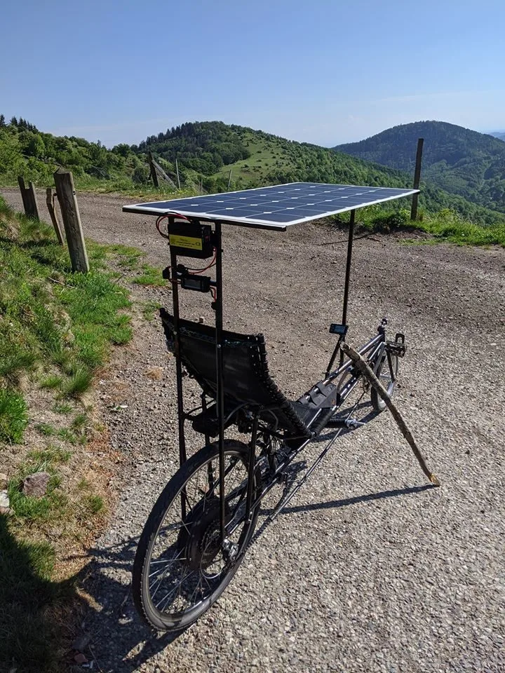Frédéric Koch – A Long-Wheelbase Recumbent with Solar Case