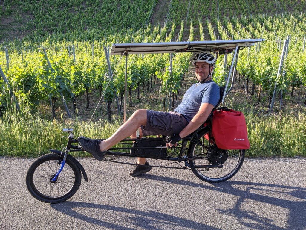 Frédéric Koch – A Long-Wheelbase Recumbent with Solar Case