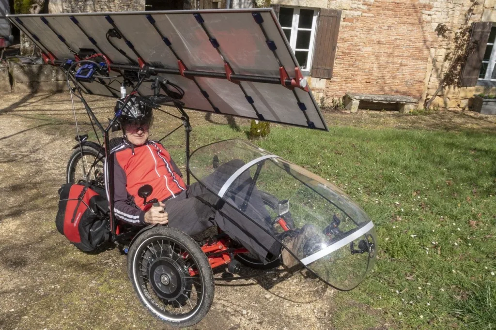 Gilles Ratia – Solar Bike on The Sun Trip 2022