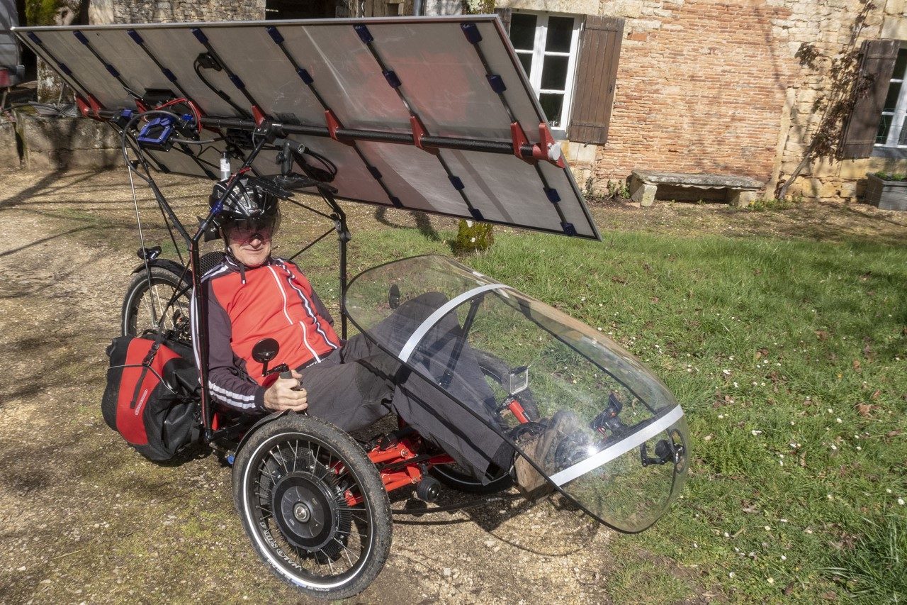 Gilles Ratia – Solar Bike on The Sun Trip 2022