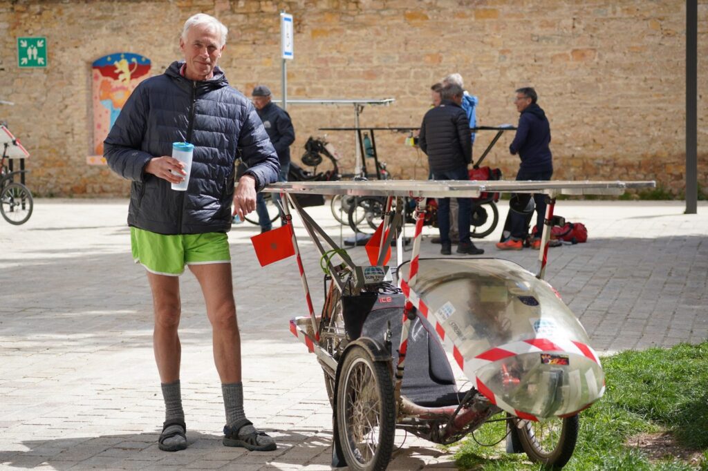Herman Segers – Solar Bike on The Sun Trip 2024