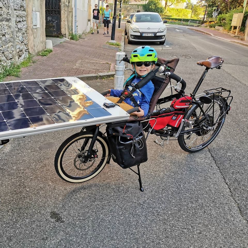 Johan Mary – Solar Bike on The Sun Trip 2020