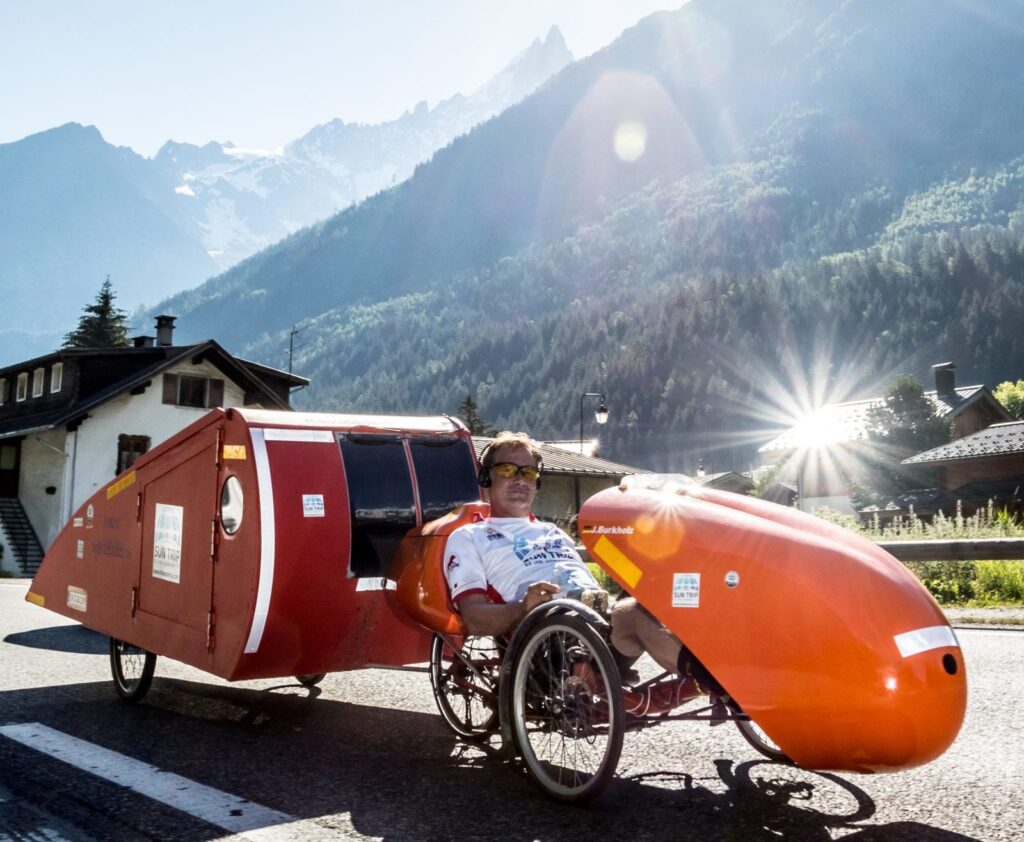 Juergen Burkholz – Solar Bike on The Sun Trip 2018