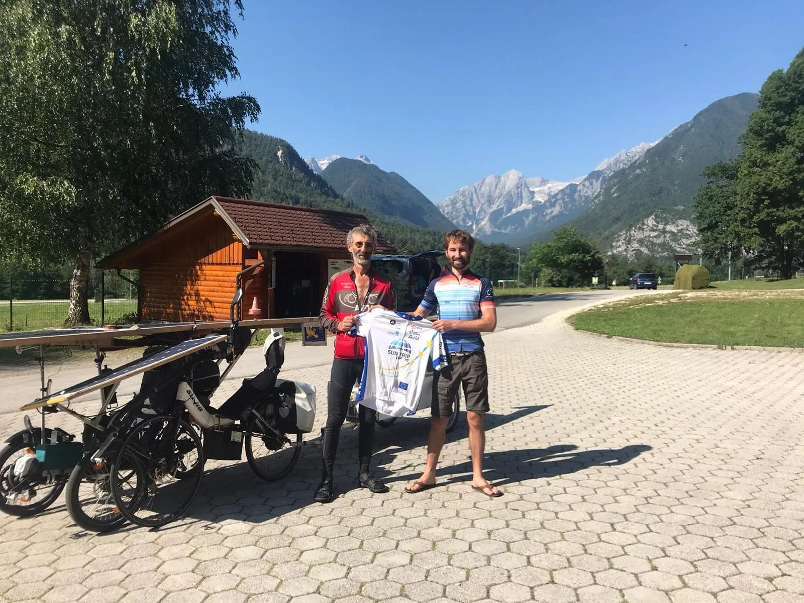 Laurence & Christian – Solar Bike on The Sun Trip 2021