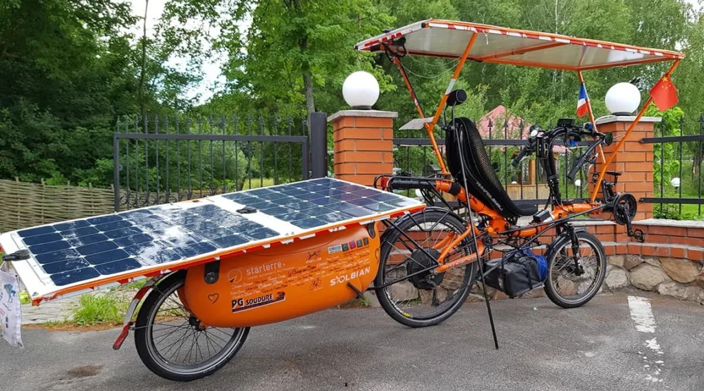 Laurent Souchet – Solar Bike on The Sun Trip 2018
