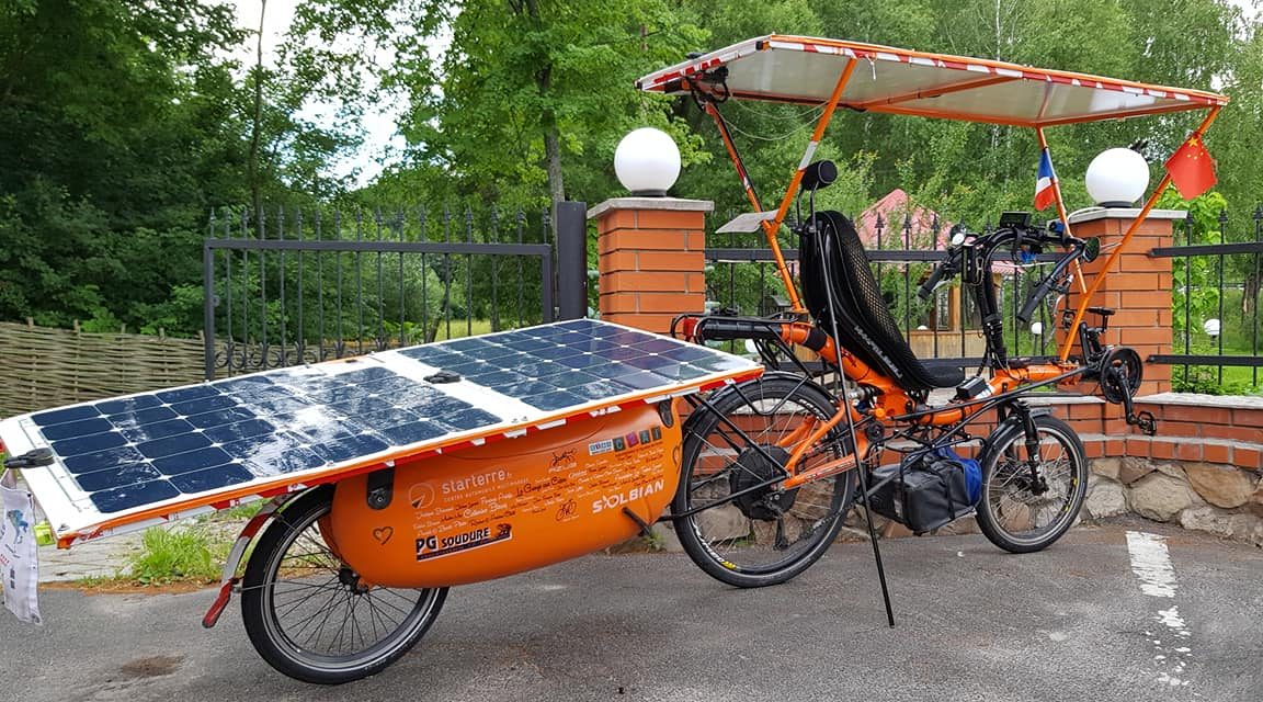 Laurent Souchet – Solar Bike on The Sun Trip 2018