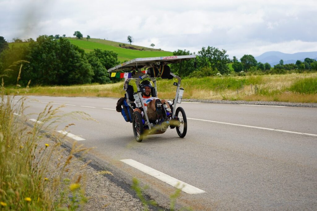 Lionel Goddard – Solar Bike on The Sun Trip 2023
