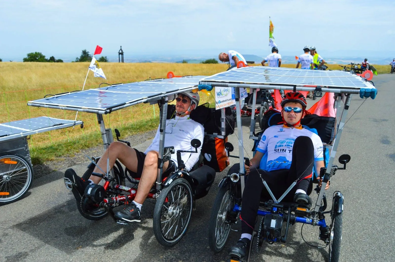 Louis & Michel – Solar Bike on The Sun Trip 2017