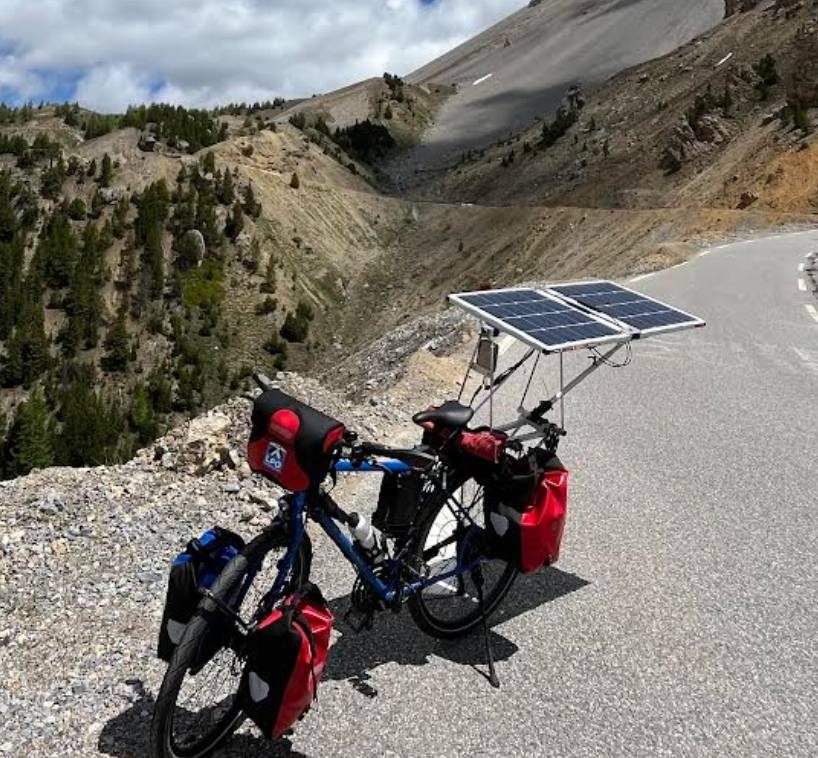 Maren Herb – A Converted Bike That Fits on the Train