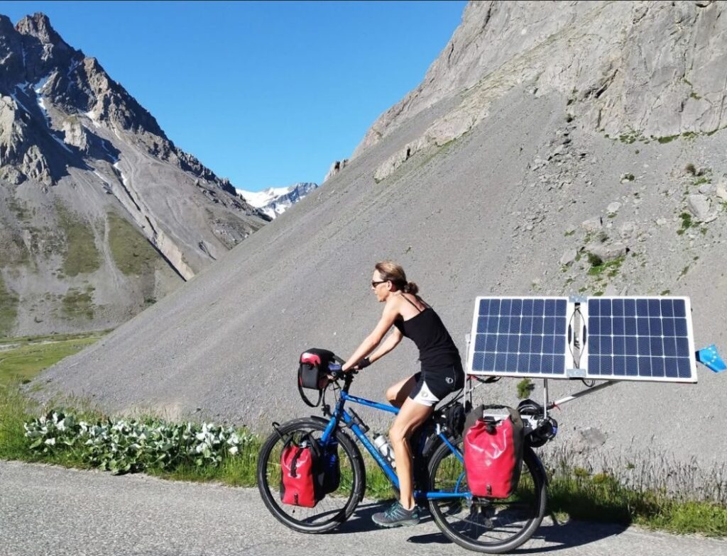 Maren Herb – A Converted Bike That Fits on the Train