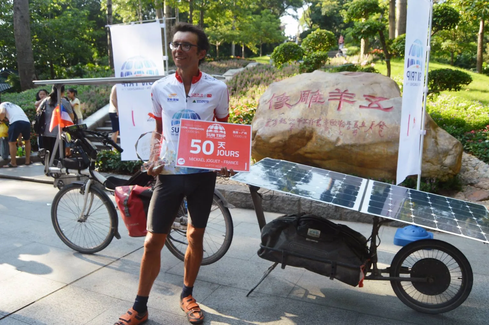 Mickaël Joguet – Solar Bike on The Sun Trip 2018