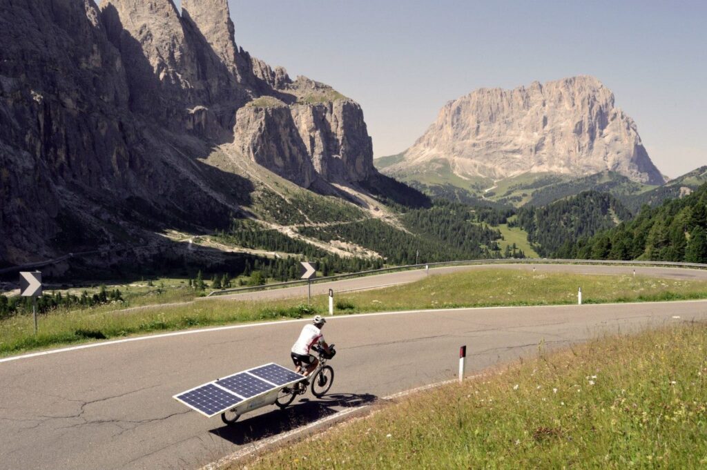 Olivier Reginensi – Solar Bike on The Sun Trip 2015
