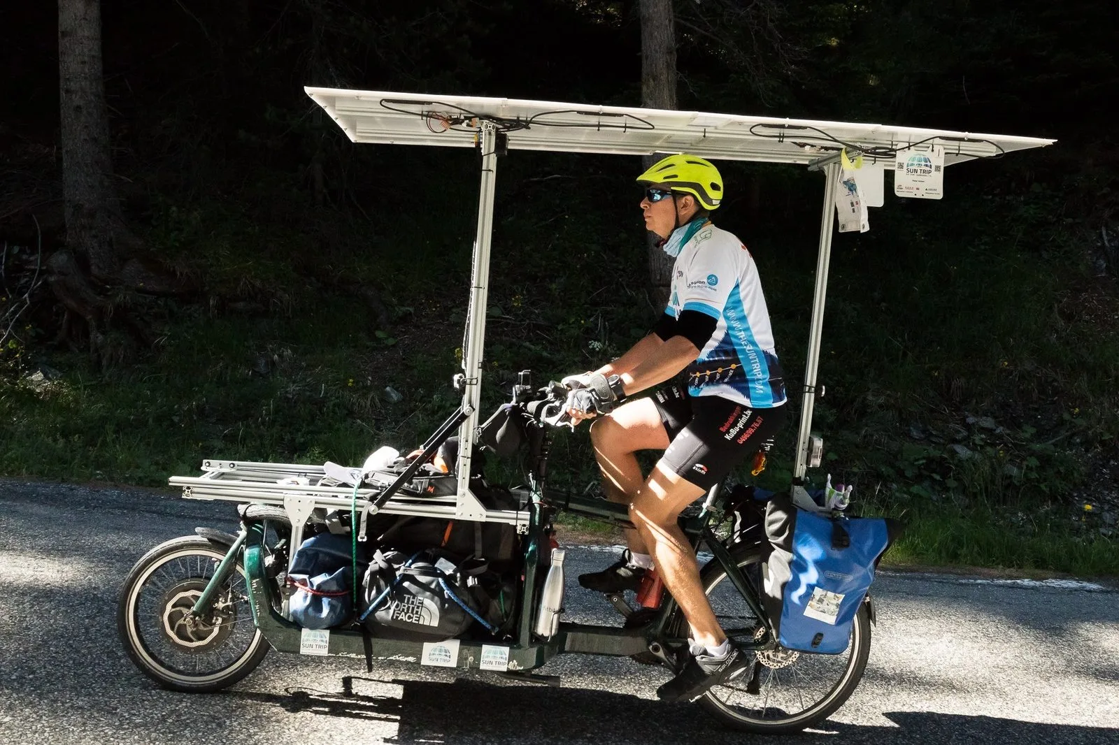 Peter Helsen – Solar Bike on The Sun Trip 2018